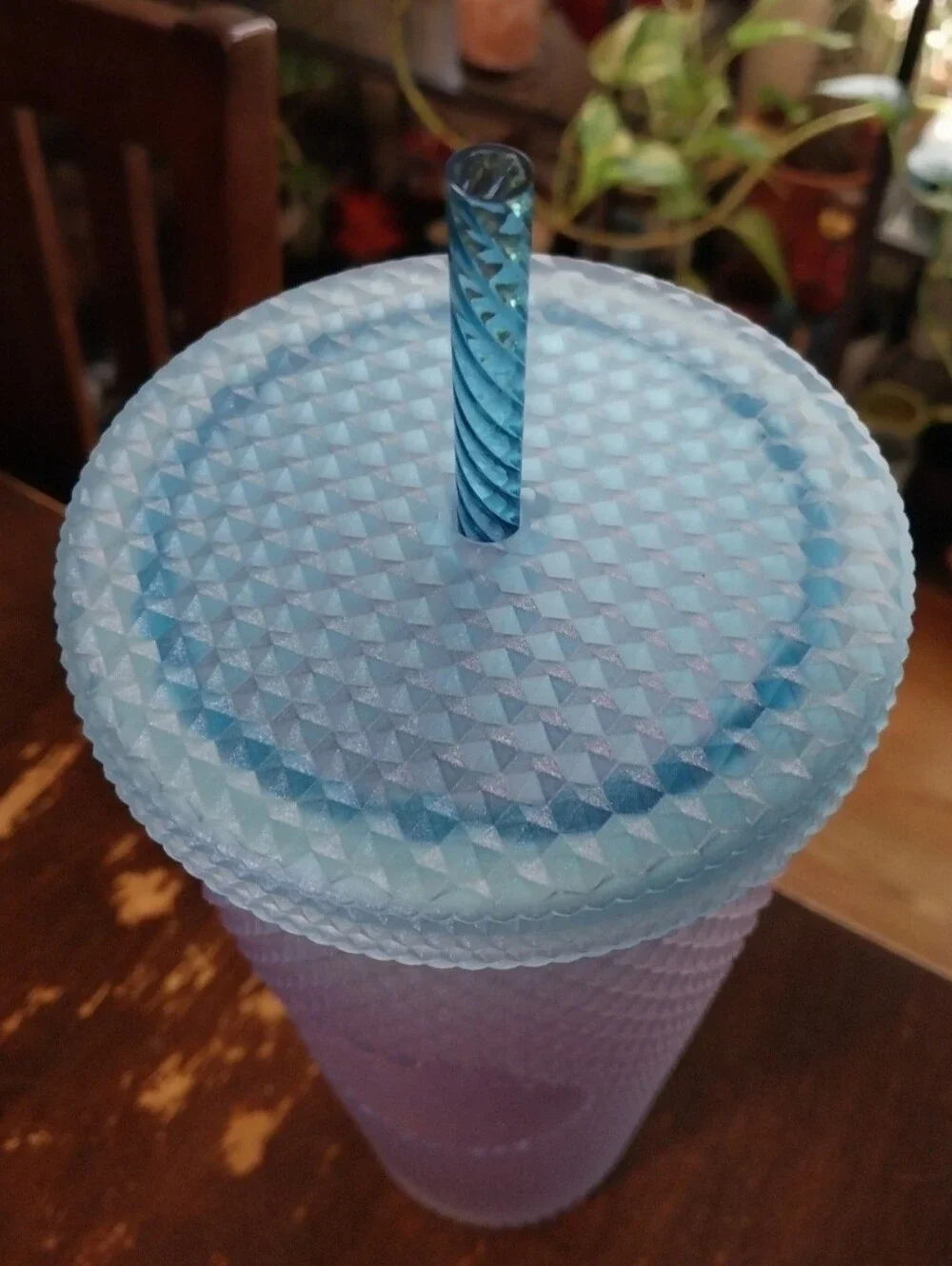 Starbucks Periwinkle Gradient Studded Tumbler
